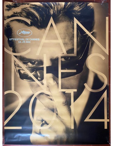 Affiche roulée 67ème FESTIVAL DE CANNES 2014 Marcello Mastroianni 120x160cm 2 - 3 jours ouvrés.