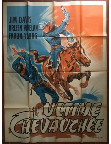 Affiche L'ULTIME CHEVAUCHEE Raiders of the old California WESTERN 120x160cm 1957 du meilleur 