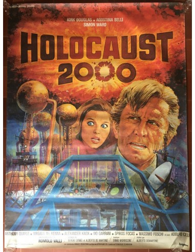 Affiche plastifiée HOLOCAUST 2000 Simon Ward KIRK DOUGLAS 120x160cm du meilleur 