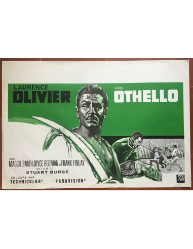 Affiche Belge OTHELLO Frank Finlay LAURENCE OLIVIER William Skakespeare Comparez et commandez 