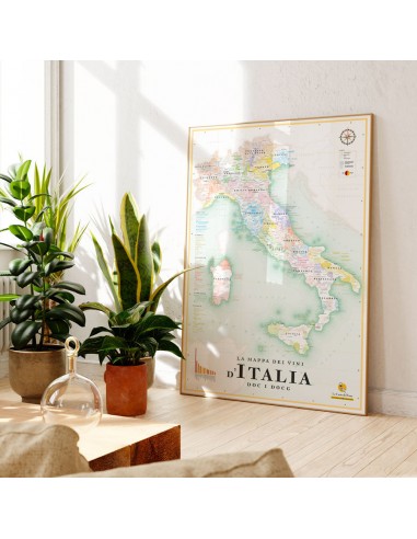 Carte des Vins d'Italie - XL sur le site 