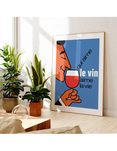 Qui aime le vin Aime la vie - XL à prix réduit toute l'année