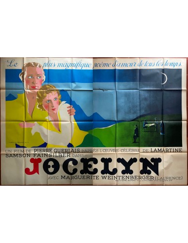 Affiche JOCELYN Pierre Guerlais SAMSON FAINSILBER Jean-Adrien Mercier 160x240cm le concept de la Pate a emporter 