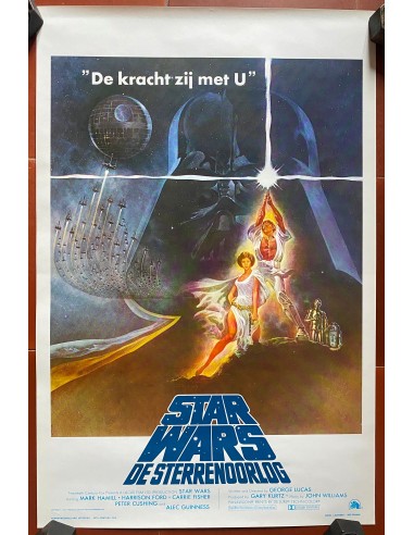 Affiche belge LA GUERRE DES ETOILES Star Wars HARRISON FORD George Lucas  1977 pas cher chine